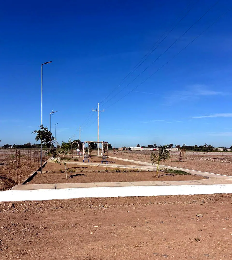Segunda vista real del parque y andadores